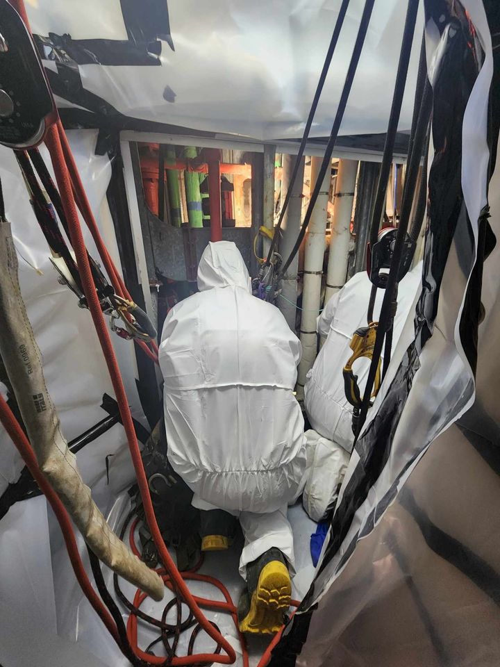 Asbestos A-Class Friable removal on Maui A oil rigs Taranaki